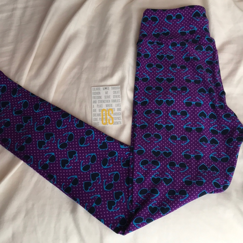 ☀️NWT- OS LuLaRoe Leggings 😎💜